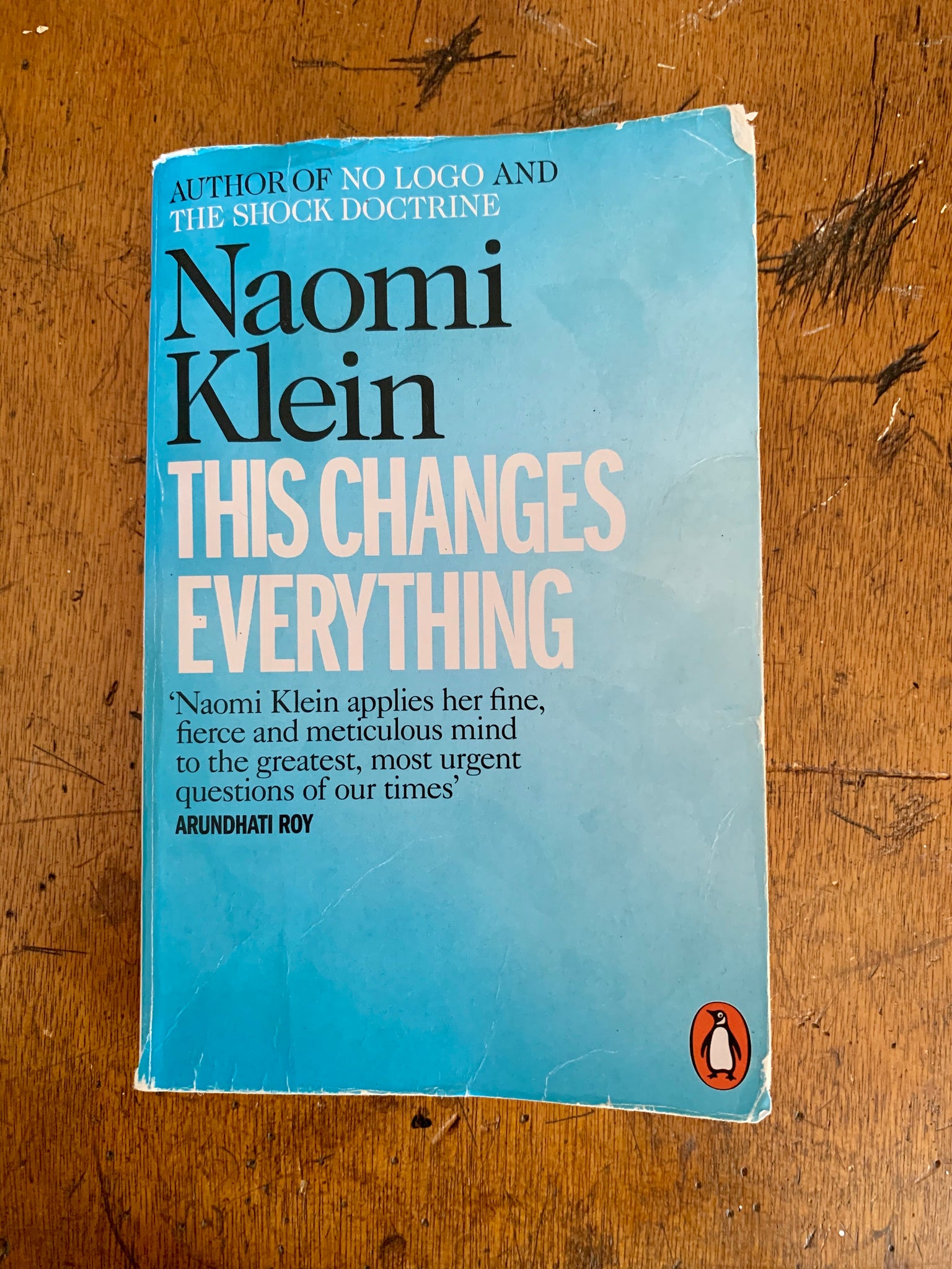 Book This Changes Everything by Naomi Klein